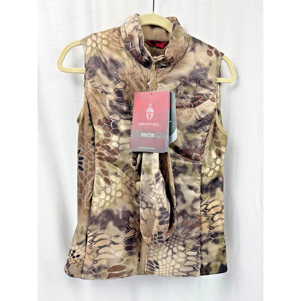 Kryptek Kratos Vest, Insulated, Highlander Camoflauge, Women's Small, New!
